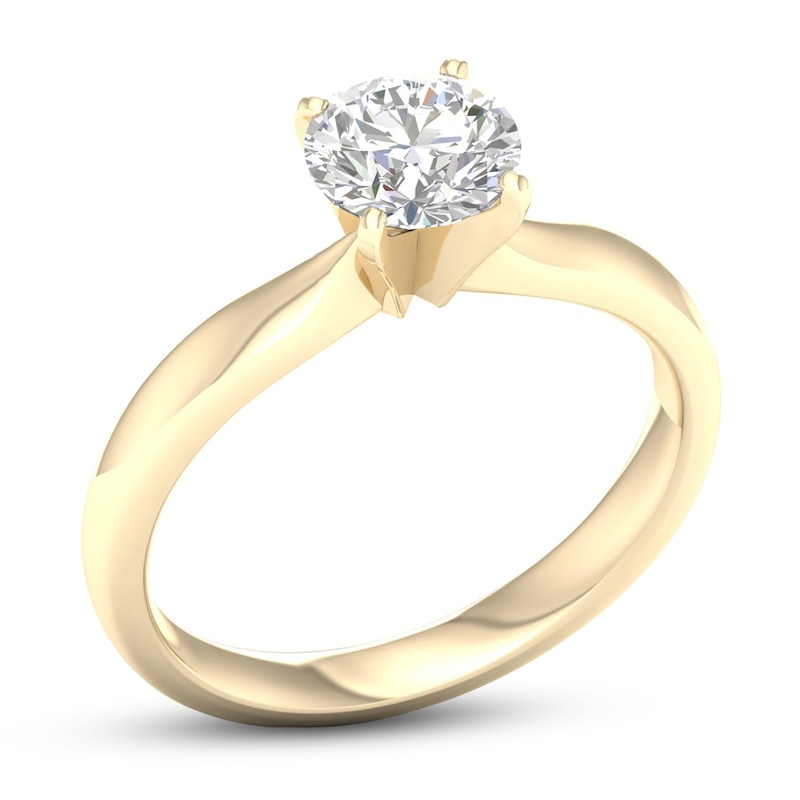 ​​​​​​​​​​​​​​10K Solid Gold 1 CT. T.W. Lab-Created Diamond Solitaire Ring