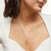 Thumbnail Image 2 of ​​​​​​​Sterling Silver CZ Ichthus Necklace Charm