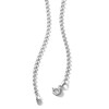 Thumbnail Image 3 of Sterling Silver Diamond Cut Long Curb Chain Made in Italy - 18"