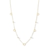 Thumbnail Image 1 of 10K Solid Gold Heart Station Chain Made in Italy - 18"
