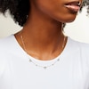 Thumbnail Image 2 of 10K Solid Gold Heart Station Chain Made in Italy - 18"