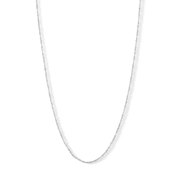 ​​​​​​​Sterling Silver Twisted Cable Chain Made in Italy - 18"
