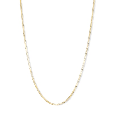10K Solid Gold Serpentina Chain - 20"