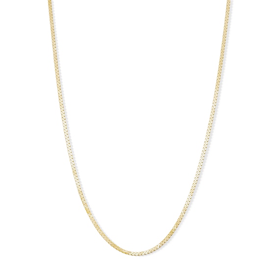 10K Solid Gold Serpentina Chain - 20"
