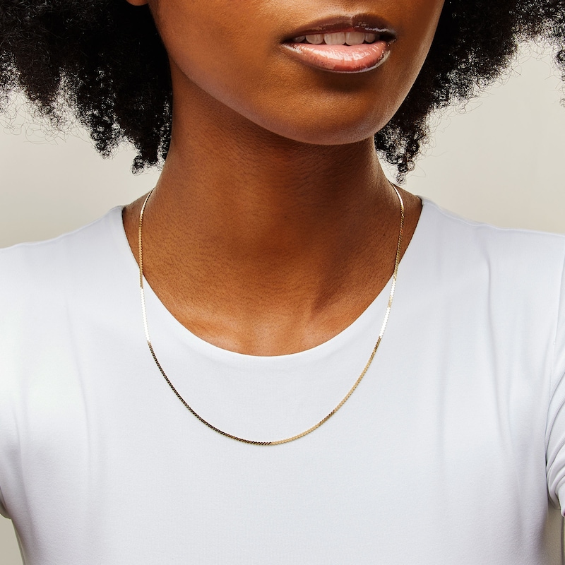 Main Image 2 of 10K Solid Gold Serpentina Chain - 20"