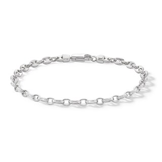Sterling Silver Mariner Chain Bracelet Made in Italy