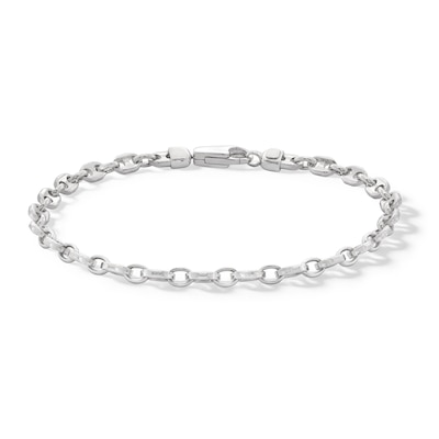 Sterling Silver Mariner Chain Bracelet Made in Italy