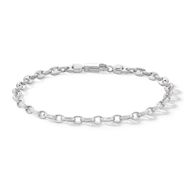 Sterling Silver Mariner Chain Bracelet Made in Italy