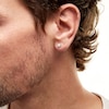 Thumbnail Image 2 of 10K Solid Gold 1/20 CT. T.W. Diamond Small Octagon Studs