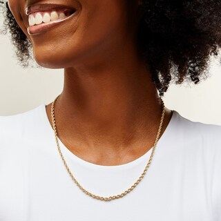 10K Hollow Gold Rope Chain