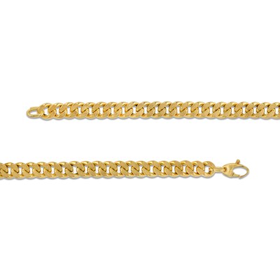 ​​​​​​​14K Hollow Gold Reversible Cuban Chain - 22"