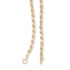 Thumbnail Image 2 of 14K Hollow Gold Twisted Four-Sided Rope Chain - 24"