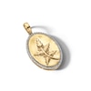 Thumbnail Image 3 of 14K Gold Plated 1/20 CT. T.W. Diamond Holly Berry Necklace Charm