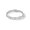 Thumbnail Image 1 of Sterling Silver Diamond Accent Infinity Heart Bracelet - 7.25"