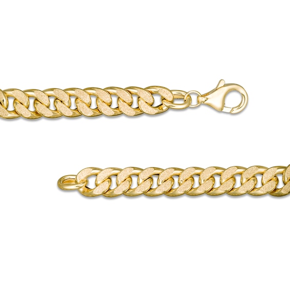 14K Hollow Gold Reversible Cuban Chain - 20"