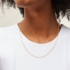 Thumbnail Image 2 of 14K Hollow Gold Diamond-Cut Amore Chain - 20"