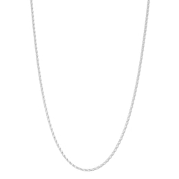 ​​​​​​​Sterling Silver Diamond-Cut Snail Chain Made in Italy - 18"