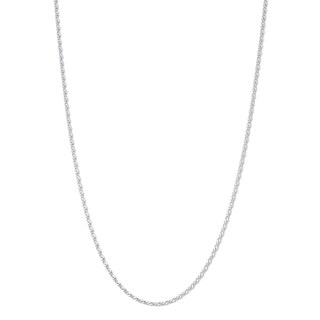​​​​​​​Sterling Silver Diamond-Cut Snail Chain Made in Italy - 18"