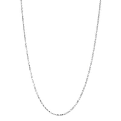​​​​​​​Sterling Silver Diamond-Cut Snail Chain Made in Italy - 18"