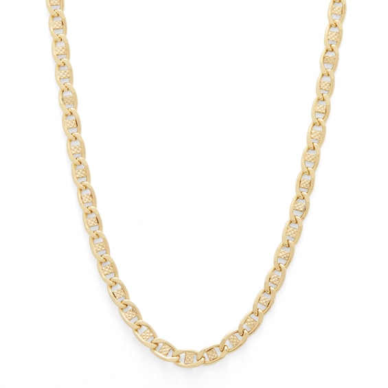 14K Hollow Gold Mariner Gucci Chain - 18"