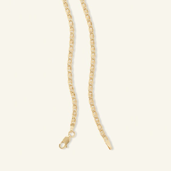 14K Hollow Gold Mariner Gucci Chain - 18"