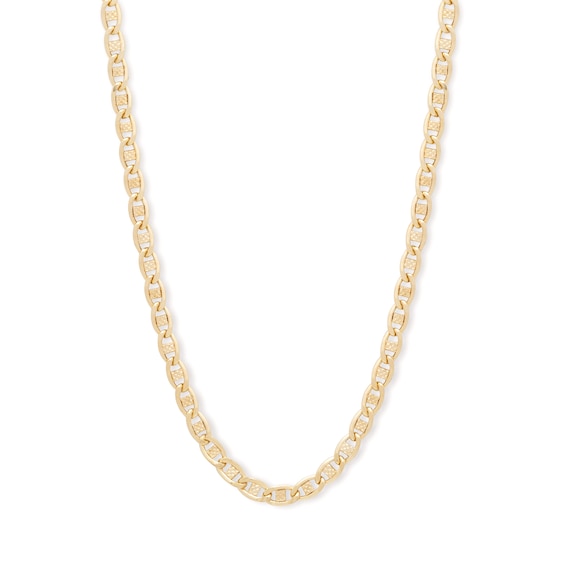 14K Hollow Gold Mariner Chain - 20"