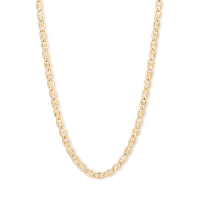 14K Hollow Gold Mariner Chain - 20"