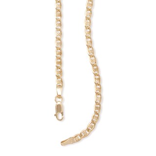 14K Hollow Gold Mariner Chain - 20"
