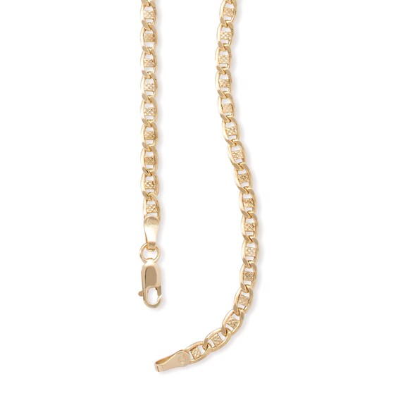 14K Hollow Gold Mariner Chain - 20"