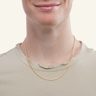 14K Hollow Gold Mariner Chain - 20"