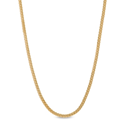 ​​​​​​​14K Hollow Gold Tight Curb Oval Chain - 18"