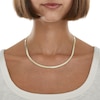 Thumbnail Image 3 of 14K Hollow Gold Polmatte Herringbone Chain - 18"