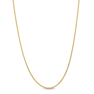 14K Solid Gold Wheat Chain - 18"