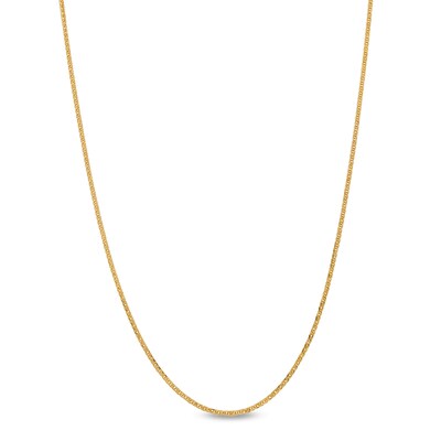 14K Solid Gold Wheat Chain - 18"
