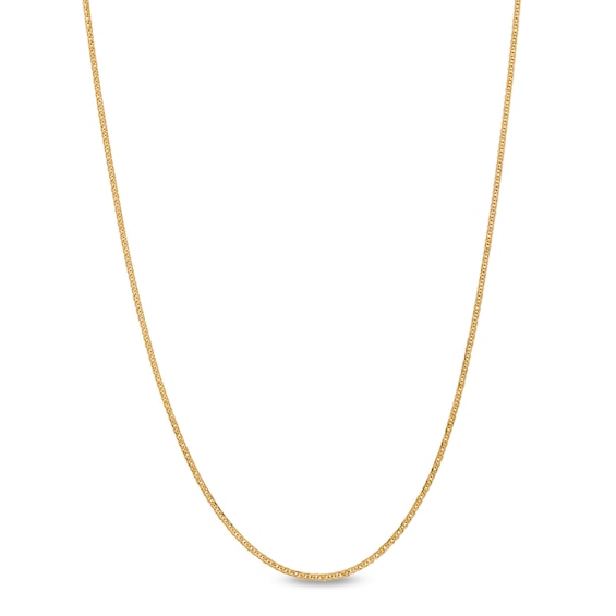 14K Solid Gold Wheat Chain - 18"