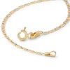 Thumbnail Image 2 of 14K Solid Gold Valentino Tri-Tone Chain Bracelet - 7"