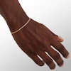 Thumbnail Image 5 of 14K Solid Gold Valentino Tri-Tone Chain Bracelet - 7"