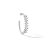 Thumbnail Image 1 of 14K Solid White Gold CZ Nose Hoop - 20G 5/16"