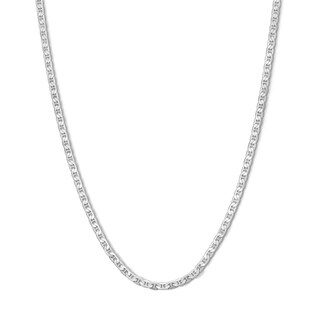 Child's Sterling Silver Mariner Chain Made in Italy - 15"