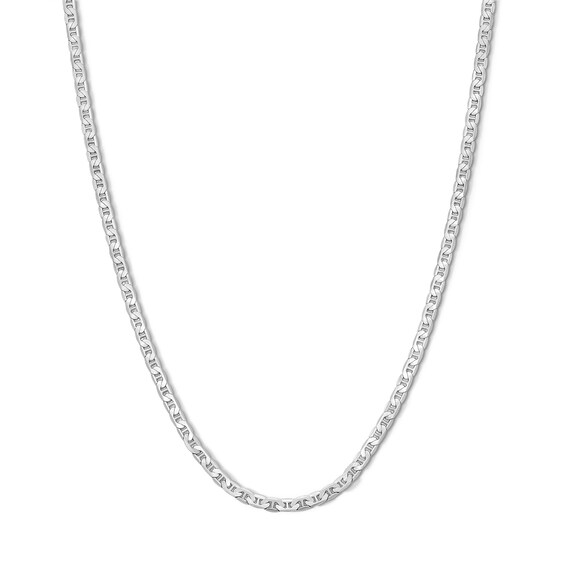 Child's Sterling Silver Mariner Chain Made in Italy - 15"