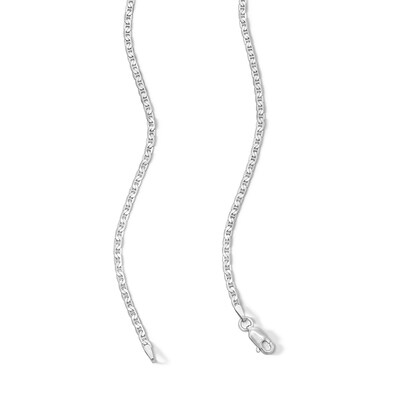 Child's Sterling Silver Mariner Chain Made in Italy - 15"