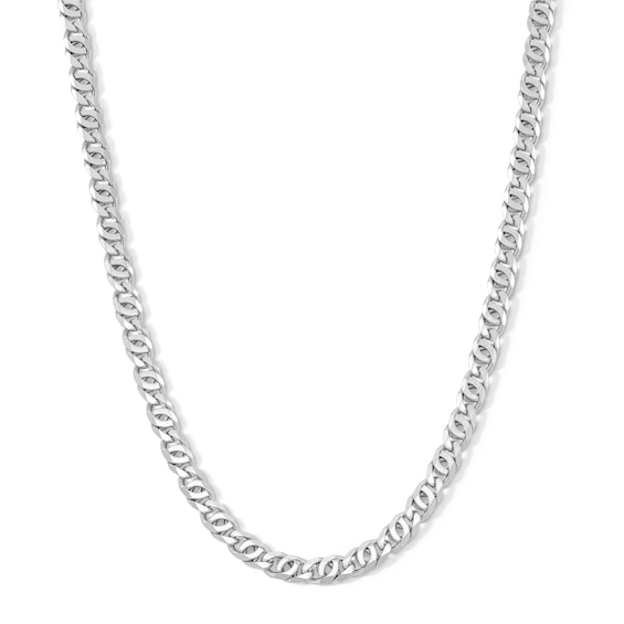 Sterling Silver Birdseye Chain Made in Italy - 20"