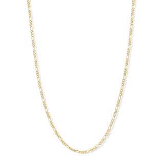 ​​​​​​​10K Hollow Gold Figaro Chain - 18"