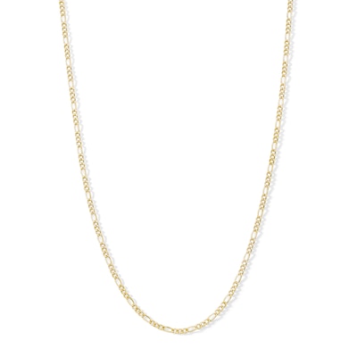 ​​​​​​​10K Hollow Gold Figaro Chain - 18"