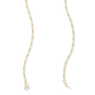 ​​​​​​​10K Hollow Gold Figaro Chain - 18"