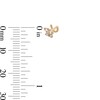Thumbnail Image 4 of 14K Semi-Solid, Hollow, and Solid Gold CZ Nose Stud Set - 20G