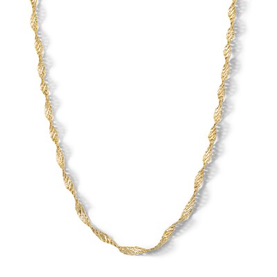 ​​​​​​​10K Solid Gold Dorica Chain - 18"