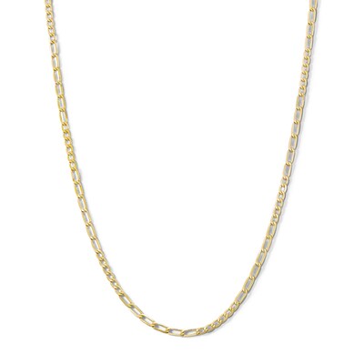 10K Solid Gold Figaro Chain