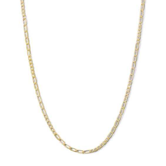 ​​​​​​​​​​​​​​10K Solid Gold Figaro Chain - 18"