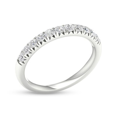 10K White Gold 1/2 CT. T.W. Lab-Grown Diamond Anniversary Band